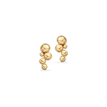 Scrouples - Kugel-Ohrringe 8 kt. Gold 121643