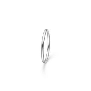 Mads Z - Poetry plain Ring in Silber