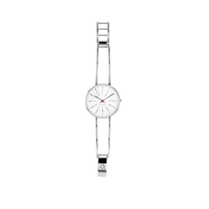 Arne Jacobsen Uhrenarmband aus poliertem Edelstahl - 1418