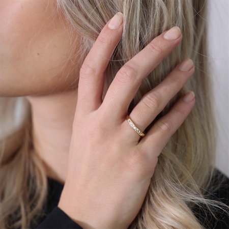 Christina sammelt Ring in vergoldet "TOPAZ QUEEN"