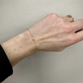 Siersbøl - Armband in 8kt. Gold mit zirkonia 80830200300