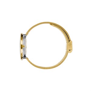 Arne Jacobsen Armbanduhr - Bankiers - IPG - Weißes und goldenes Zifferblatt und goldenes Netzarmband - Ø 34 mm - 53107-1601
