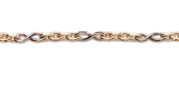 Anker Schleife in Gold Anker Schleife in Gold