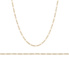 MerlePerle - Figaro-Halskette aus vergoldete silber | MP10383