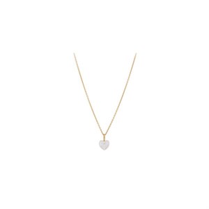 Pernille Corydon - Ocean Heart Halskette aus vergoldetem silber n-387-gp
