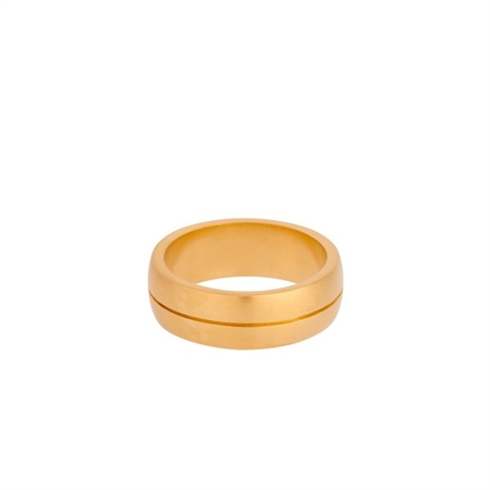 Corydon - Edge ring aus vergoldetem silber Größe 54**