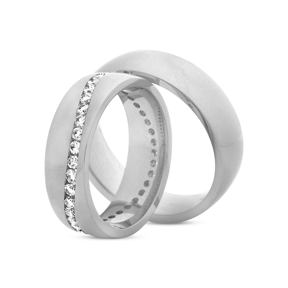 Eheringe aus Weißgold Eheringe aus Weißgold