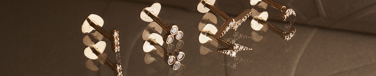 Piercing øreringe fra Nordahl Jewelry på Guldcenter.dk